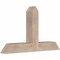 Ekena Millwork Portland Smooth Timber Gable Bracket, Douglas Fir, 48"W x 28"H x 5 1/2"D x 5 1/2"F, 14/12 Pitch GBW048X28X0606POR00SDF - alternate 5